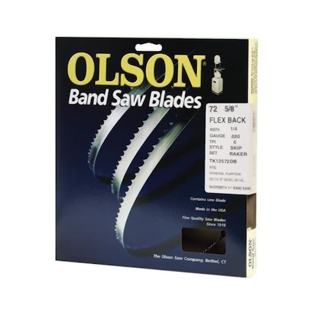 Olson Saw WB56372DB 72.50 In. Hard Edge Band Saw Blade